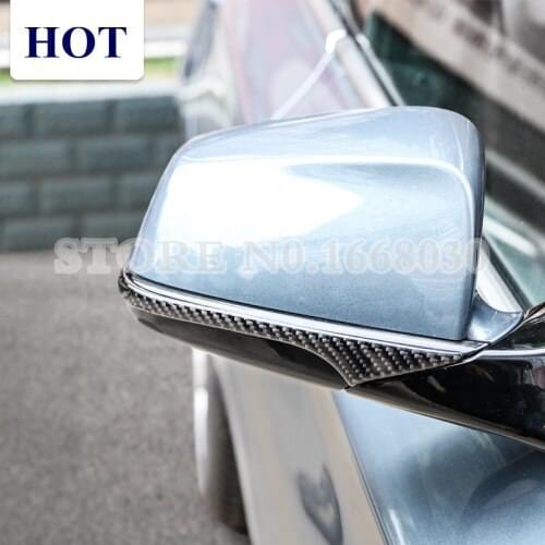 Carbon Fiber Rearview Mirror Anti-Rub Protector For BMW 5 Series F10 F11 2011-2015 2pcs Car accesories interior Car decoration