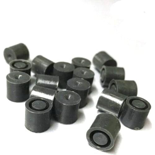 20pcs Black Rubber Seal Stopper for EDM Electrode Tube Drilling Machine Parts9*9mm