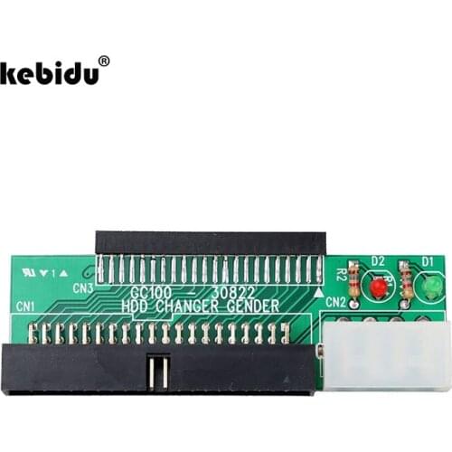 Kebidu 20pcs/lot IDE 2.5 HD to IDE 3.5 HDD Adapter 44 Pin 2.5" HD to 40 Pin 3.5" Hard Disk Driver Converter wholesale