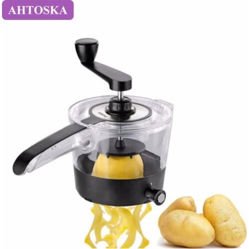 AHTOSKA Manual Vegetable Cutter Peeler Slicer Stainless Steel Potato Cutter Slicer Multi-Functional Kitchen Vegetable Tools