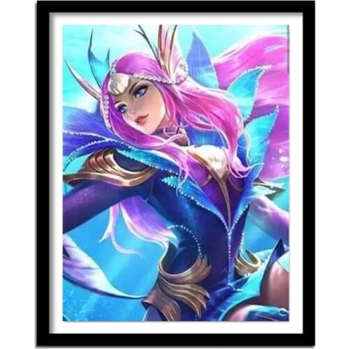 5D Diamond Painting Diy Handmade Cross Stitch Cartoon Anime Beauty Picture Full Square Round Drill Embroidery Mosaic Home Decor