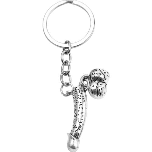 Sex Organ Keychain For Male And Female Penis Vaginal Skeleton Keychain Personality Couple Gift Keyring llaveros Jewelry Charms