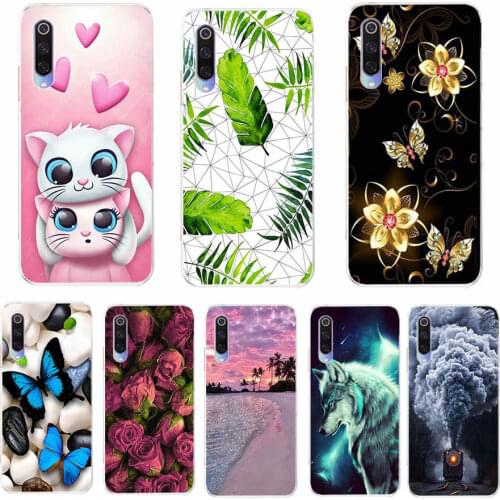 Case for xiaomi mi 9 case cover Cartoon Silicone Soft TPU Cover For xiaomi Mi9 xiaomi 9 Case Phone Shell bumpers etui animal