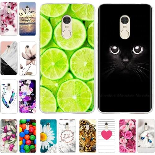 Soft Silicone 5.5'' For Xiaomi Redmi Note 4X Global Version Case Cover Painting TPU Phone For Xiaomi Redmi Note 4 Cases Funda