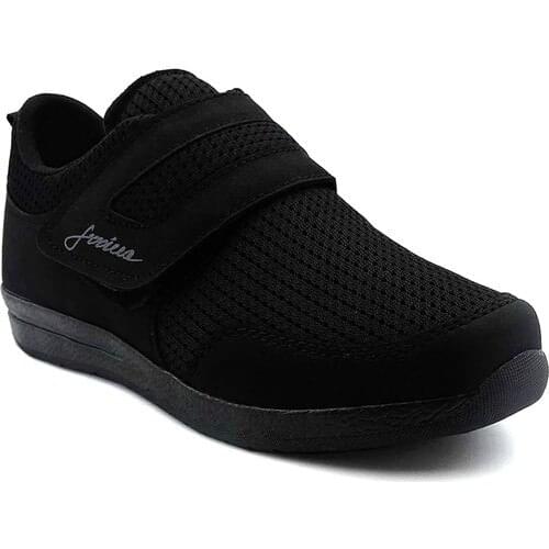 Ilgipark Women Casual Light Velcro Black Hiking Sports Shoes