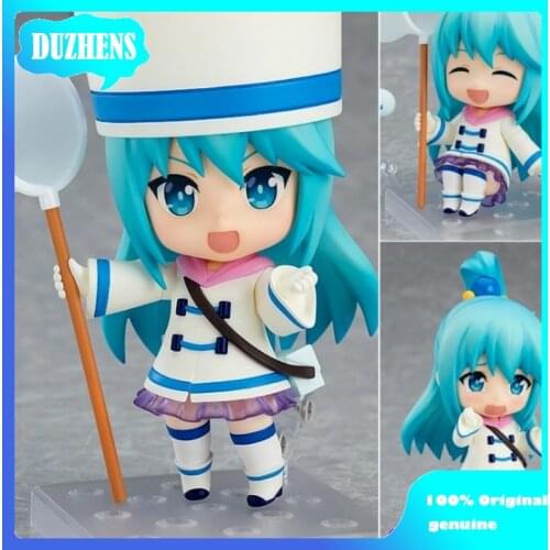 Konsuba God Blessing this wonderful world! Aqua winter wear Q version figma PVC Action Figure Anime Figure Model Toys Doll Gift