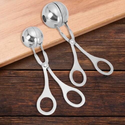 Kitchen Non-Stick Meatball Mold Stainless Steel Meatball Clip Fish Ball Rice Ball Making Mold Tool Kitchen Accessories