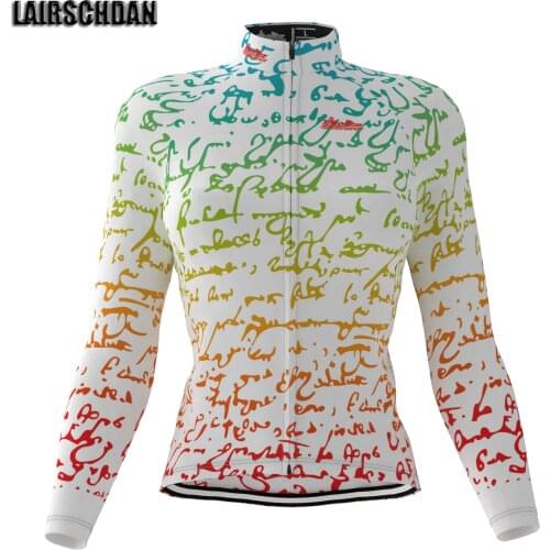 LairschDan 2021 White Female Cycling Jersey Autumn Long Sleeve Cycling Clothing Women Mountain Bike Wear Blusa Ciclismo Feminina