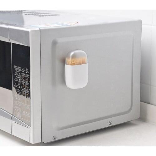 Magnetic Refrigerator Toothpick Holder Container Household Table Toothpick Storage Box Toothpick Dispenser With Magnet 1piece