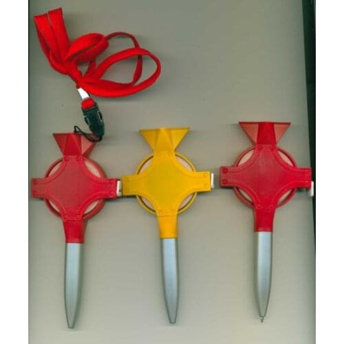 Multi functional office pen skin tape measure rope plastic ball point pen advertising pen