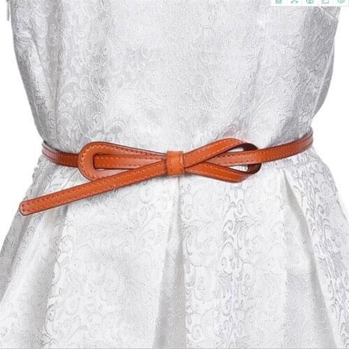 Fashion Designer Belt Women Waist Long Genuine Leather Belt Easy Wear Accessories Korean Style Waistband 2021