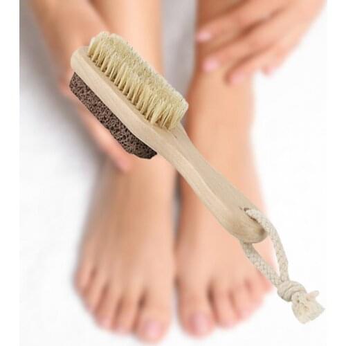 Pedicure File Hard Skin Removing Wear Resistant Wood Foot Massage Brush for Cuticle Feet Skin Care Professionally Foot Rasp File