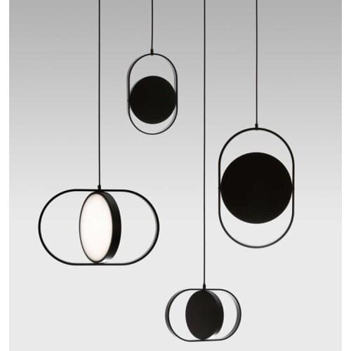 Luminaria suspendu lámpara industrial de cristal LED luces colgantes dormitorio lámpara colgante