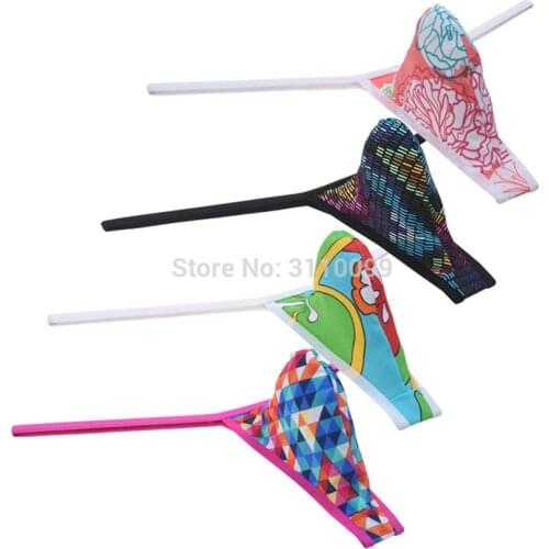 Attractive Mens Pure color Soft Smooth Pouch Ventilate Thongs Mens Bikini Glisten Thong mankini underwear g-strings jockstrap