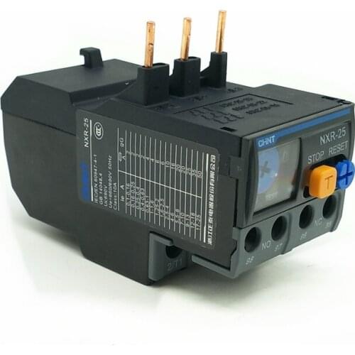 CHINT Relay NXR-25 series Thermal Overload Relay Assemble for NXC series Contactor 2.5-4A 4-6A 5.5-8A 7-10A
