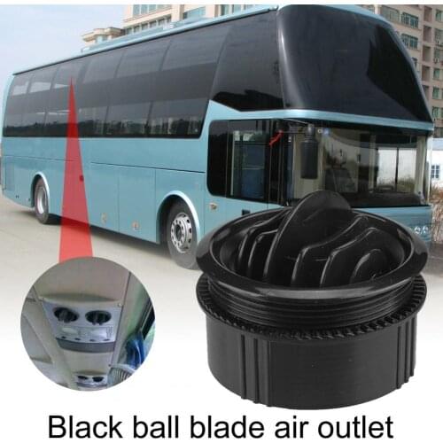 Spherical Fan Blade Practical Round Air Conditioner Vent Adjustable for Mobile Machinery Shop