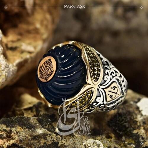 NAR-I AŞK ÖZELLEŞTİRİLMİŞ GÜMÜŞ YÜZÜK