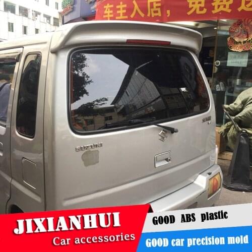 For WagonR Spoiler 2006-2012 Suzuki WagonR Spoiler ABS plastic Material Car Rear Wing Color Rear Spoiler