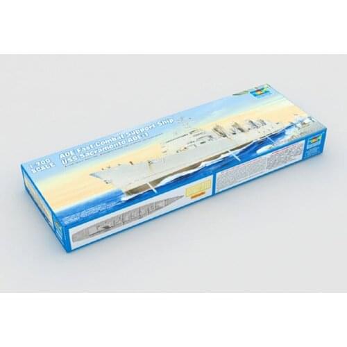 Trumpeter 05785 1/700 AOE Fast Combat Support Ship USS Sacramento(AOE-1) - Scale Model Kit