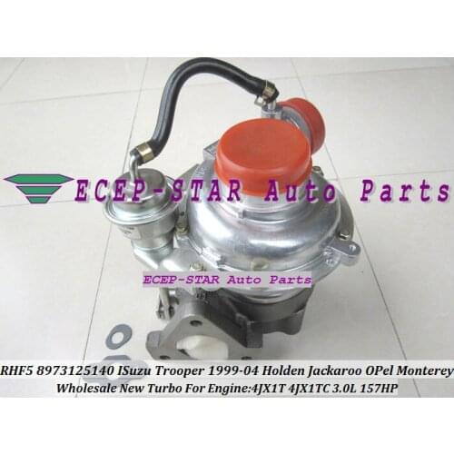 RHF5 8973125140 VIDS Turbo Turbocharger For ISUZU Trooper 1999-04 For HOLDEN Jackaroo For OPEL Monterey 4JX1TC 4JX1 4JX1T 3.0L