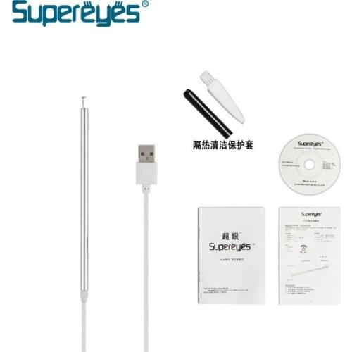 Supereyes Y004 5mm 10x Earpick Endoscope Earscope Cleaner Otoscope Handheld USB Video Microscope Borescope EarWax Removal
