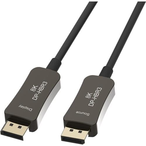 LMCNZZ Displayport Fibra Ottica Fiber Optic Cable Supports 4K&8K Dp 1.4 Specification Single Channel Bandwidth Speed 8.1Gbps