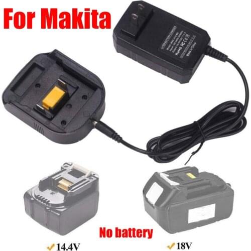 Replacement Charger For Makita BL1430 BL1830 BL1850 14.4V 18V Lithium Battery Charger EU Plug Version Compact Design