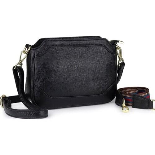 Genuine Leather Small Ladies Crossbody Bags Female Casual Shoulder Messenger Bags For Women Luxury Handbag Fashion Tote Purse