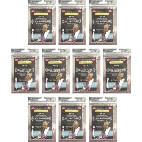 10pcs Smartphone Mobile Phone Signal Boosters Stickers Outdoor Phone Signal Enhancement Improve Stickers Portable Camping Tool