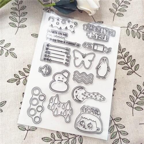 11*16CM Hot sale Wall Transparent Clear Stamps / Silicone Seals Roller Stamp for DIY scrapbooking photo album/Card Making