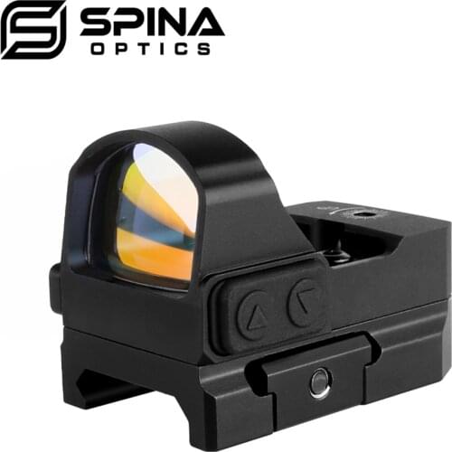 1x24x17 Red Dot Scope Pistol Handgun Sight Tactical 3 MOA Collimator Fits 20mm Picatinny Rail For GLOCK 17 19 9mm AR15 .223 5.56