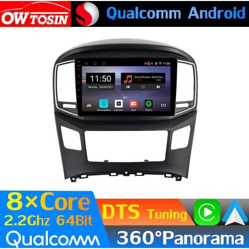 Qualcomm 8Core Android Car Media For Hyundai H1 Grand Starex iLoad 2015-2018 GPS HDMI 360 Camera Radio DTS HIFI WIFI CarPlay DSP