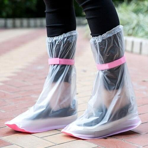 Rain Accessories Slip Household Merchandises Portable Rain Shoe Covers Rain Boots Waterproof Waterproof Tall Boot