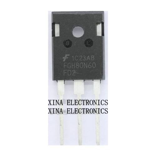 FGH80N60FD2 FGH80N60 80A600V TO-247 ROHS ORIGINAL 5PCS/lot Free Shipping Electronics composition kit