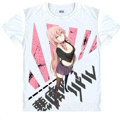 Akuma Riddle T-shirts kawaii Japanese Anime t-shirt Manga Shirt Cute Cartoon Tokaku haru Cosplay shirts 43046857321 tee 44