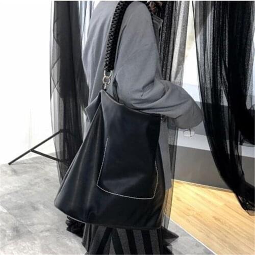 Classic Retro Women Chain Big Crossbody Tote Bag Ladies High Capacity Shopping Shoulder Bags Female Weaving Handbags And Purses