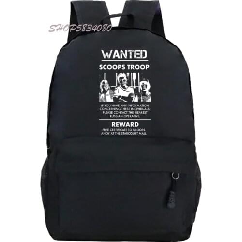 Hot Fashion Stranger Things Girl Backpack Children School Bag Cartoon Stranger Things Daypack Teenager Kindergarten Bag Bookbag