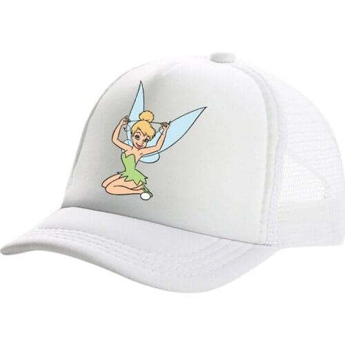 Fashion unisex summer Tinker Bell outdoor sports baseball cap running visor hot new cool quick-drying mesh cap