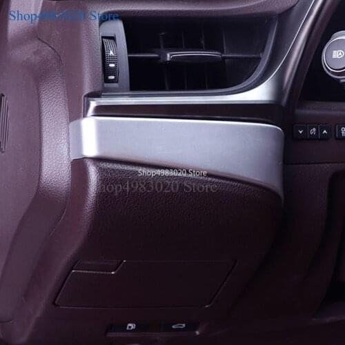 Left Control Dashboard Instrument Panel Cover Trim 1 Pcs Fit For Lexus ES 2018 2019 ABS Matte/Carbon Fiber Look accessories