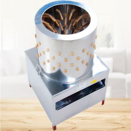 Stainless Steel Chicken Poultry Plucker 50 Model Defeather Remover Duck Hair Processor 1500W 275R/MIN Feather Plucking Machine