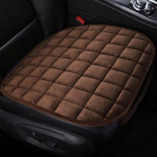 Car Seat Cushion Kit 3PCS Comfortable Soft Plush Breathable Car Cushion Universal Car Goods for 5-Seat Cars