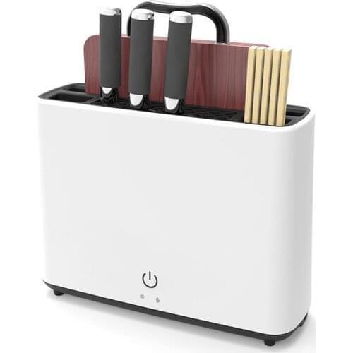 Smart Home UV Knife Holder Kitchen Storage Box for Kitchen Tool Drying Function for Health Cooking Knives Stand