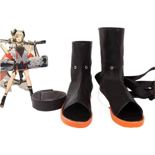 Unisex Anime Cosplay Arknights Ifrit Cosplay Costumes Boots Custom Made