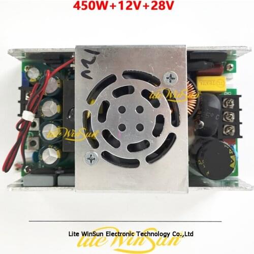 450W Power Supply Board Output 12V 28V Moving Head Lighting AC Supply Power Modular with 12v Fan