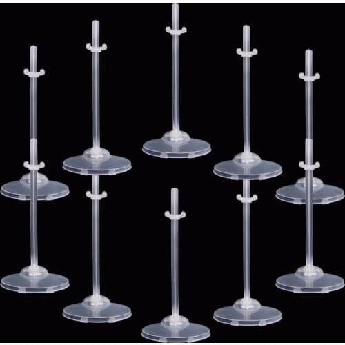 10 Pcs/Lot Translucence Dolls Stand High Quality Figure Display Holder Toy Model Accessories For Barbie Doll Girl Kids Toy