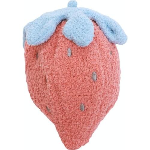 2019 New arrival mini cute plush strawberry wallet purse debris bag Gift for girl 15cm