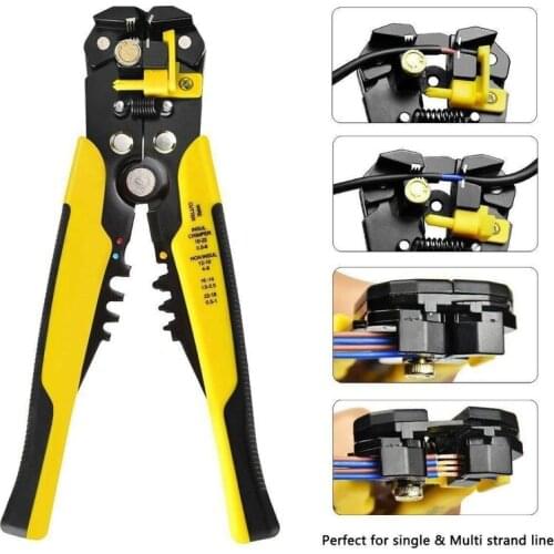 8 Inch 5 In 1 Multifunctional Automatic Wire Stripper Terminal Crimping Pliers General Maintenance Pliers Electrician Tools