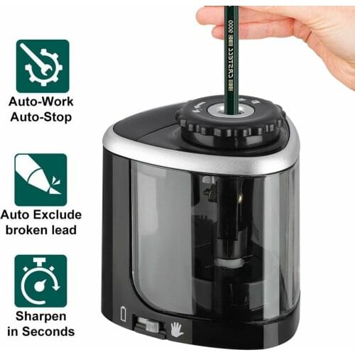 Automatic Electric Touch Switch Pencil Sharpener Home Office School Classroom