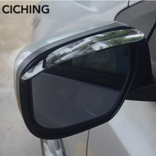 Car styling Back Mirror Rain Cover Stickers for opel zafira honda crv saab mazda 6 qashqai kia sorento ix35 renault megane 3
