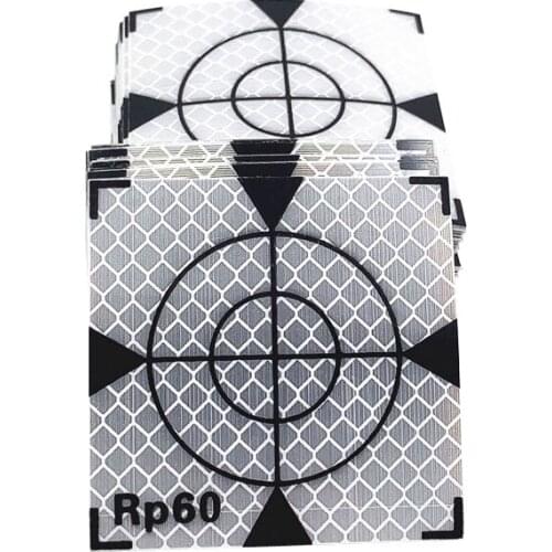 White Reflector Sheet For Total Station 100Pcs 20 30 40 50 60 mm Triangle Reflector Sheet Reflective Tape Target Hot sale 2020